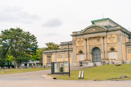 Nara Japan - 2 May 2025 A view of the Nara Buddhist Sculpture Hall in Nara National Museum. High quality photoの写真素材