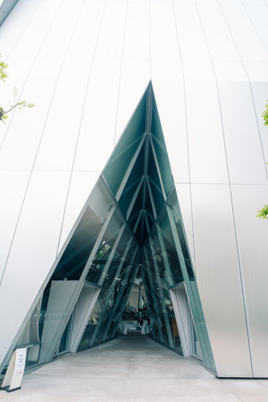 Tokyo, Japan- June 21st, 2025 The Sumida Hokusai Museum featuring exhibits on the life art of Katsushika Hokusai in Sumida City, Tokyo, Japan. High quality photoの写真素材