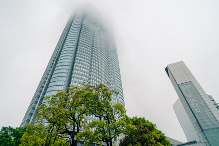 Tokyo, Japan - may 23, 2025: Roppongi Hills is a complex commercial building. High quality photo