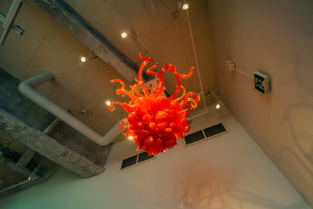 TOYAMA, JAPAN - July 23, 2025 Toyama Glass Art Museum. High quality photo