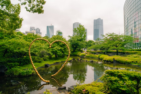 Tokyo, Japan - May 5, 2025 Mori Garden at Roppongi Hills. High quality photoの写真素材