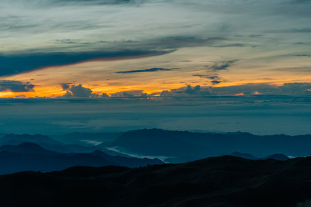mountain Pulag, Mountain Province, Philippines.