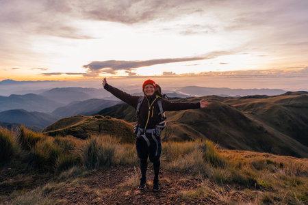 mountain Pulag, Mountain Province, Philippines - August 5, 2025. High quality photo