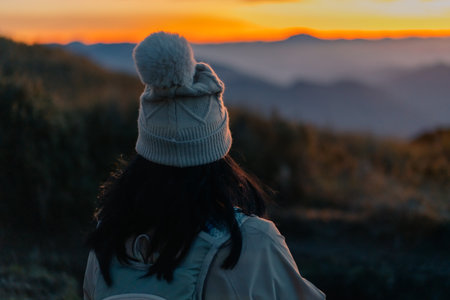mountain Pulag, Mountain Province, Philippines - August 5, 2025. High quality photoの写真素材
