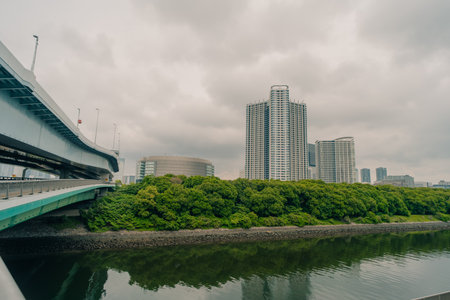 Tokyo, Japan - August 2, 2025 Koto Ward. High quality photo