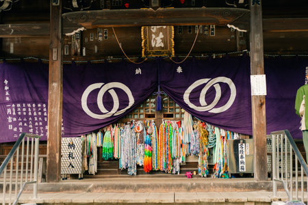 shikoku, JAPAN - may 2 2025 No.50 Hantaji Temple, in the Shikoku Pilgrimage. High quality photo