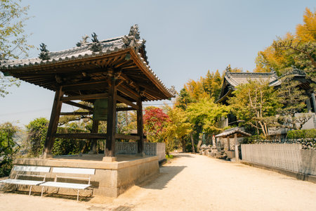 shikoku, JAPAN - may 2 2025 No.57 Eifuku Temple, in the Shikoku Pilgrimage. High quality...