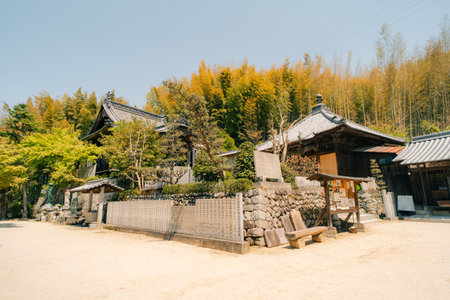 shikoku, JAPAN - may 2 2025 No.57 Eifuku Temple, in the Shikoku Pilgrimage. High quality...