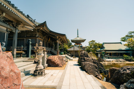 Tokushima, Japan - may 2 2025 No.38 Kongoufukuji Temple on the Shikoku Pilgrimage. High quality photoの写真素材