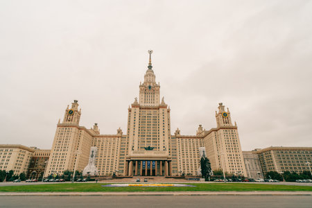 Moscow State University. Russia, Moscow - 2 Oct 2025. High quality photoの写真素材