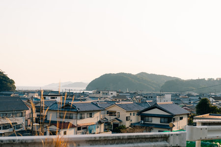 mugi port on Shikoku Island, Japan - April 2025. High quality photo