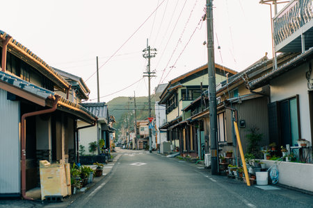 mugi port on Shikoku Island, Japan - April 2025. High quality photoのeditorial素材