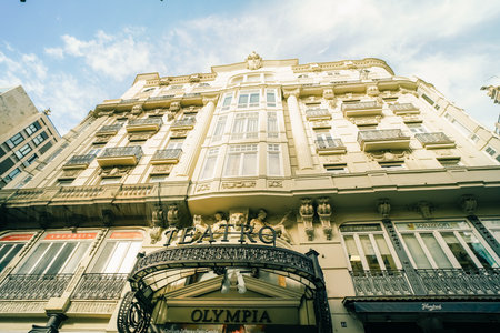 Valencia, Spain - October 16, 2025 Olympia Theater or Teatro Olympia in Valencia. . High quality...
