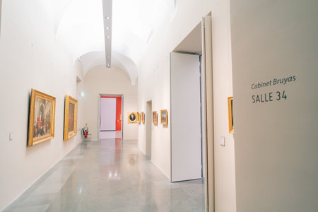 The Musee Fabre is a museum in the Montpellier city, France - 3 Nov 2025. High quality photoのeditorial素材