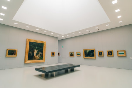 The Musee Fabre is a museum in the Montpellier city, France - 3 Nov 2025. High quality photoのeditorial素材