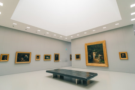 The Musee Fabre is a museum in the Montpellier city, France - 3 Nov 2025. High quality photoのeditorial素材