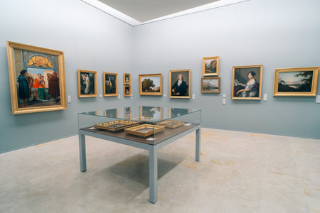 The Musee Fabre is a museum in the Montpellier city, France - 3 Nov 2025. High quality photoのeditorial素材