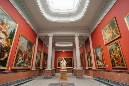 The Musee Fabre is a museum in the Montpellier city, France - 3 Nov 2025. High quality photoのeditorial素材