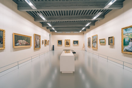 The Musee Fabre is a museum in the Montpellier city, France - 3 Nov 2025. High quality photoのeditorial素材