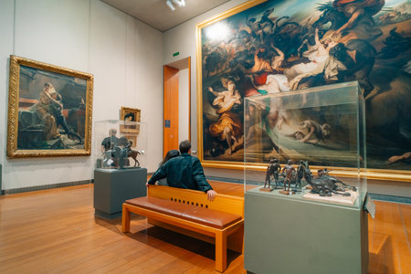 Museum of Fine Arts Lyon, France - 3 Nov 2025. High quality photoのeditorial素材