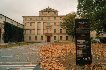The Musee Fabre is a museum in the Montpellier city, France - 3 Nov 2025. High quality photoのeditorial素材