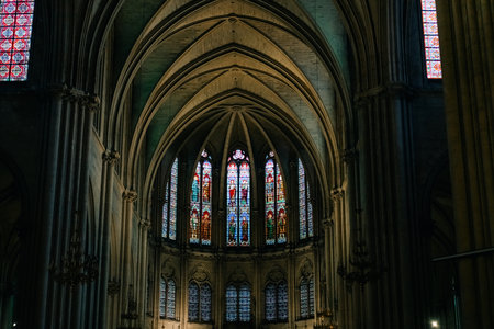 Montpellier Cathedral or Saint Pierre Cathedral is a roman catholic church located in Montpellier city in France - 2 Dec 2025. High quality photoのeditorial素材