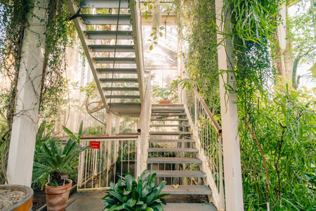 Conservatory and Botanical Garden of the city of Geneva is a museum and an institution in Geneva city in Switzerland. High quality photoの写真素材