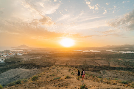 Beautiful coastal view near Playa Montana Pelada beach in Tenerife, Canary islands, Spain. High quality photoの写真素材
