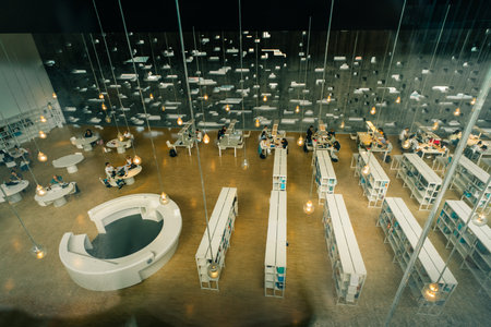 Santa Cruz de Tenerife, Spain - Dec 1, 2025. Museum TEA - Tenerife Espacio de las Artes. High...