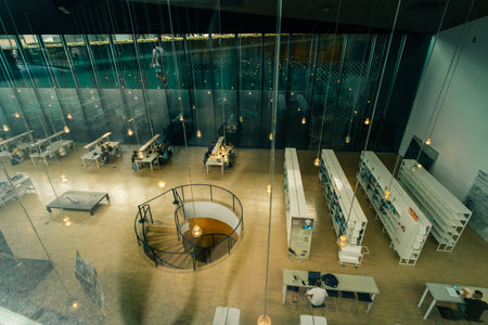 Santa Cruz de Tenerife, Spain - Dec 1, 2025. Museum TEA - Tenerife Espacio de las Artes. High quality photoのeditorial素材