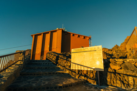 Mount Teide cable car in Teide National Park, Tenerife, Canary Islands, Spain - 2 Dec 2025. High quality photoのeditorial素材