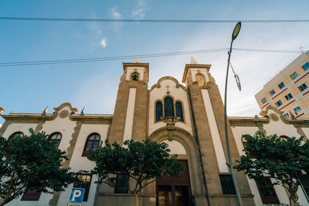 Church of St. Joseph of Santa Cruz de Tenerife, spain - 1 Dec 2025. High quality photoのeditorial素材