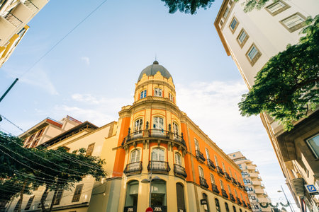 Architecture of Santa Cruz de Tenerife, Canary Islands, Spain - 1 Dec 2025. High quality photoのeditorial素材