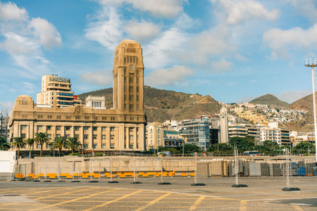 Architecture of Santa Cruz de Tenerife, Canary Islands, Spain - 1 Dec 2025. High quality photoのeditorial素材