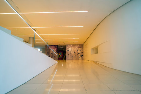 Baku, Azerbaijan - 1 Dec 2025 Heydar Aliyev Center architecture, designed by architect Zaha Hadid. High quality photoのeditorial素材