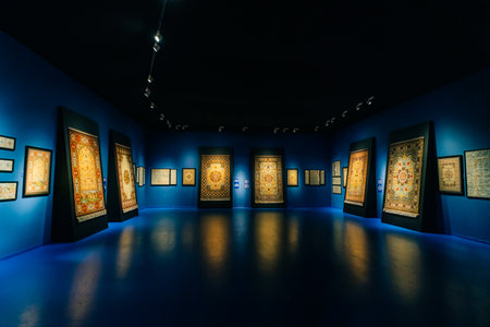 Baku, Azerbaijan - Dec 1 2025 Carpet museum in the Heydar Aliyev Center in Baku. High quality photoのeditorial素材