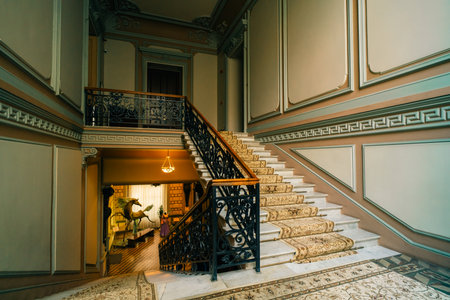 Baku, Azerbaijan - 1 Dec 2025 A view of the National Museum of History of Azerbaijan in Baku, the capital of Azerbaijan. High quality photoのeditorial素材