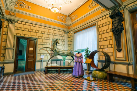 Baku, Azerbaijan - 1 Dec 2025 A view of the National Museum of History of Azerbaijan in Baku, the capital of Azerbaijan. High quality photoのeditorial素材