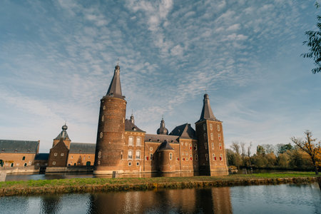 Hoensbroek, Limburg, Netherlands - 1 Dec 2025 Hoensbroek Castle, in the south of Holland. High quality photoの写真素材