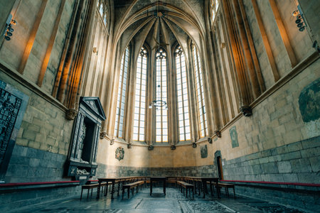 Maastricht, Netherlands, Church of St. Servatius Basilica of Saint-Servatius. High quality photoの写真素材