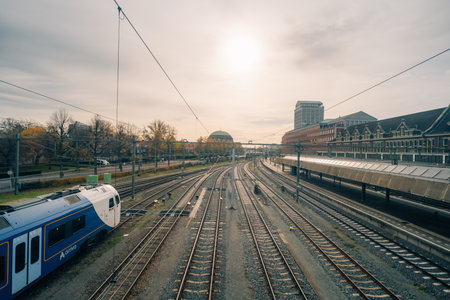 Picture of the train station of Maastricht, Netherlands - 1 Oct 2025. High quality photoの写真素材