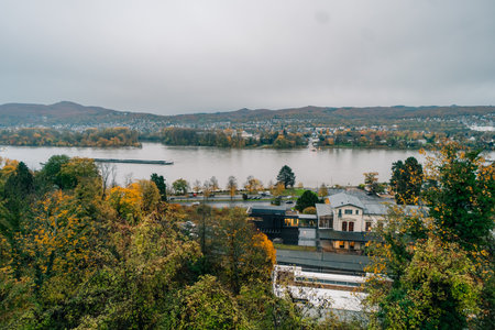 Remagen, Germany - Oct 1 2025 Interior of Arp Museum Bahnhof Rolandseck in Remagen, Germany. High quality photoの写真素材