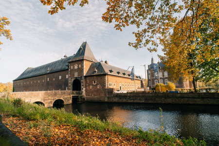 Hoensbroek, Limburg, Netherlands - 1 Dec 2025 Hoensbroek Castle, in the south of Holland. High quality photoの写真素材