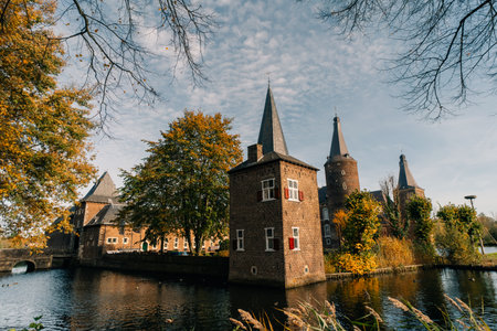 Hoensbroek, Limburg, Netherlands - 1 Dec 2025 Hoensbroek Castle, in the south of Holland. High quality photoの写真素材