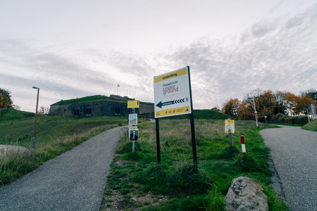 Maastricht, Netherlands 1 Oct 2025. Fort Saint Peter Sint Pieter on mountain Saint Peter. High quality photoの写真素材