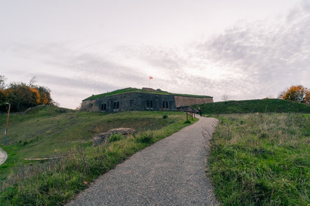 Maastricht, Netherlands 1 Oct 2025. Fort Saint Peter Sint Pieter on mountain Saint Peter. High quality photoの写真素材