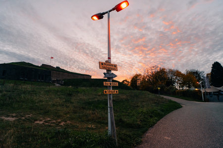 Maastricht, Netherlands 1 Oct 2025. Fort Saint Peter Sint Pieter on mountain Saint Peter. High quality photoの写真素材