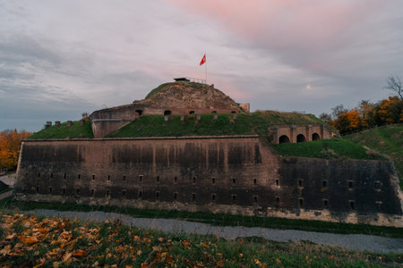Maastricht, Netherlands 1 Oct 2025. Fort Saint Peter Sint Pieter on mountain Saint Peter. High quality photoの写真素材