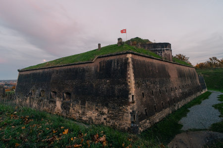 Maastricht, Netherlands 1 Oct 2025. Fort Saint Peter Sint Pieter on mountain Saint Peter. High quality photoの写真素材