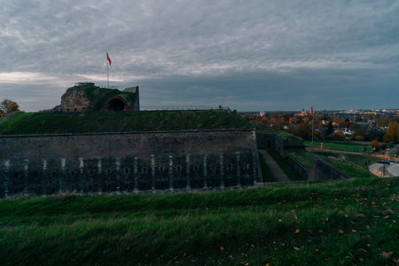 Maastricht, Netherlands 1 Oct 2025. Fort Saint Peter Sint Pieter on mountain Saint Peter. High quality photoの写真素材